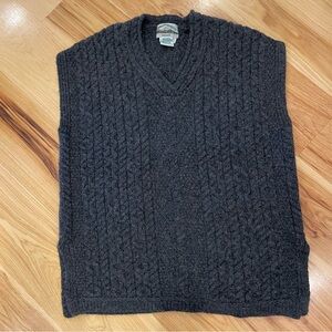 TRADED Aran Crafts Wool Vest